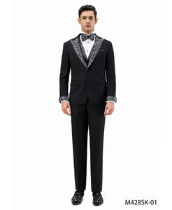 Tazio 4 Piece Crystal Suit / Tuxedo