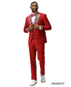 Tazio 4 Piece Crystal Suit / Tuxedo