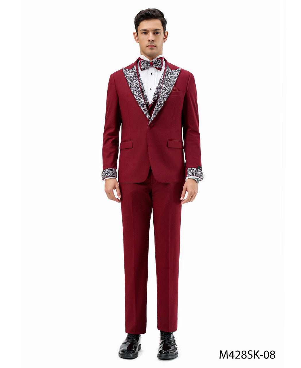 Tazio 4 Piece Crystal Suit / Tuxedo