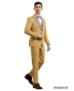 Tazio 4 Piece Crystal Suit / Tuxedo