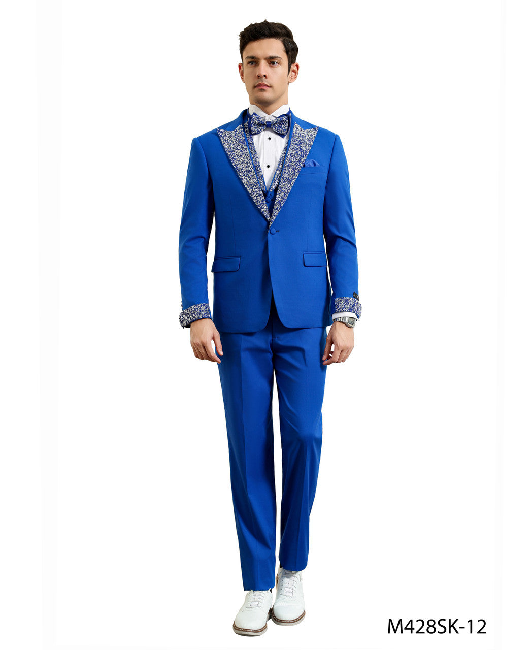 Tazio 4 Piece Crystal Suit / Tuxedo