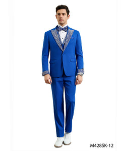 Tazio 4 Piece Crystal Suit / Tuxedo