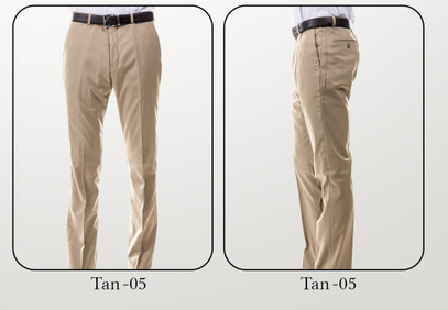 Tan Zegarie Suit Separates Solid Men's Pants MP346-05