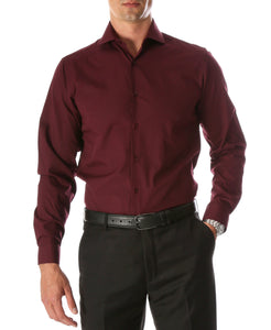 daniel ellissa dress shirts for men Daniel Ellissa Mens Clerical Clergy Shirt Long Sleeve Collarless Cross Placket (15.5 32/33