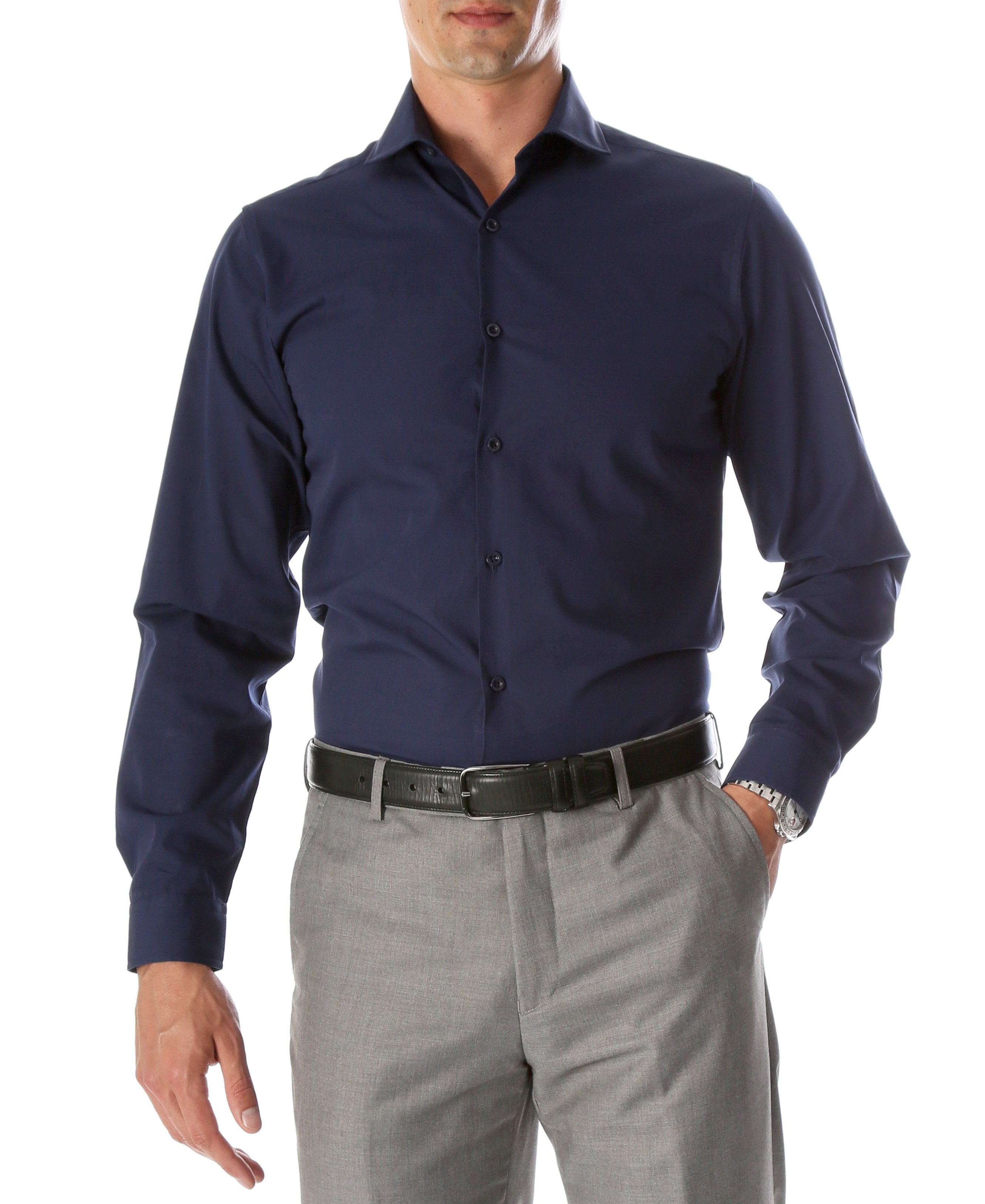 daniel ellissa dress shirts White Clergy French Cuff Shirt DS3007R Daniel Ellissa Men's French Cuff