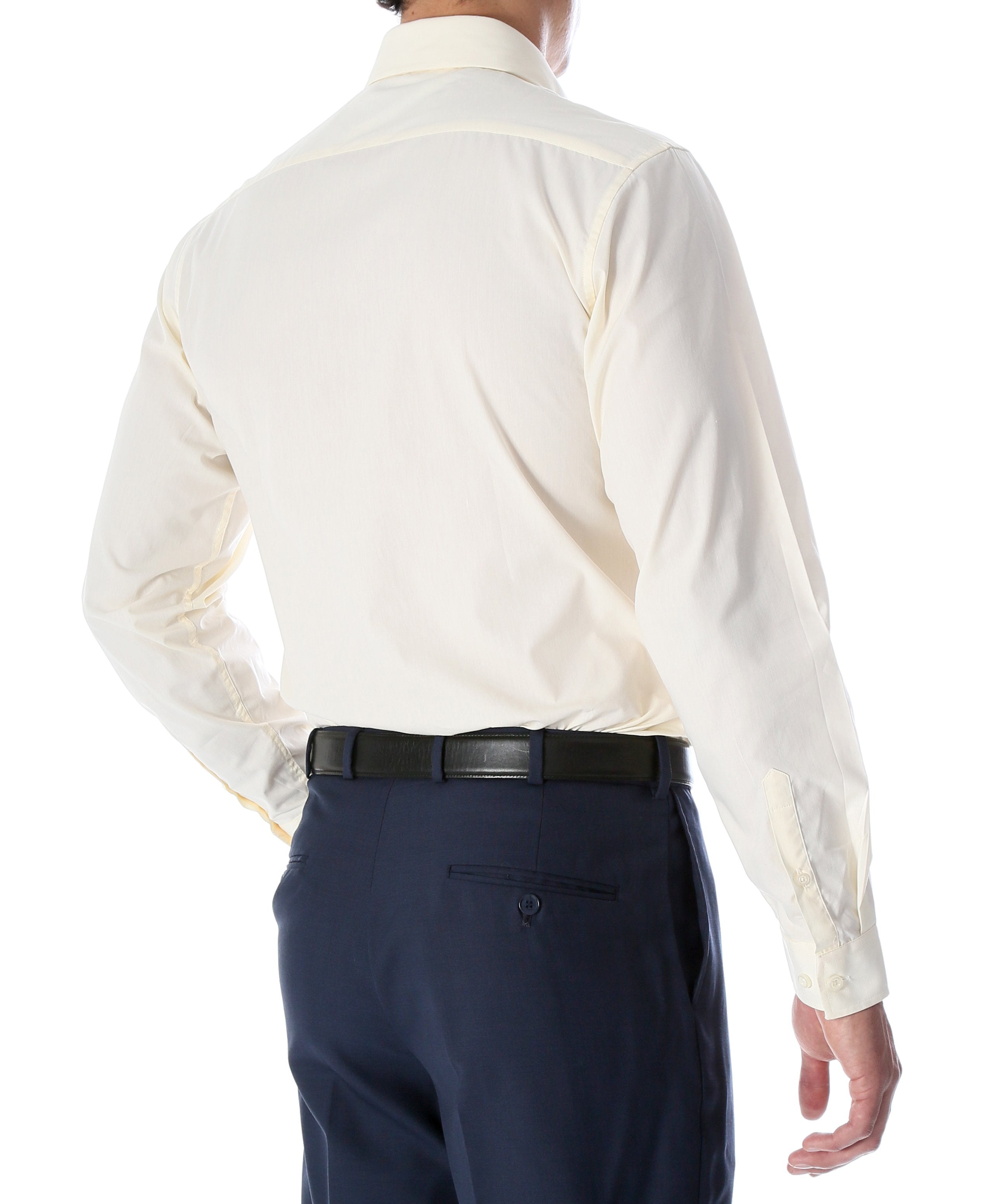 Daniel & Elissa Ivory Slim Fit Cotton Blend Dress Shirt X-Large Daniel & Elissa Ivory Slim Fit Cotton Blend Dress Shirt X-Large