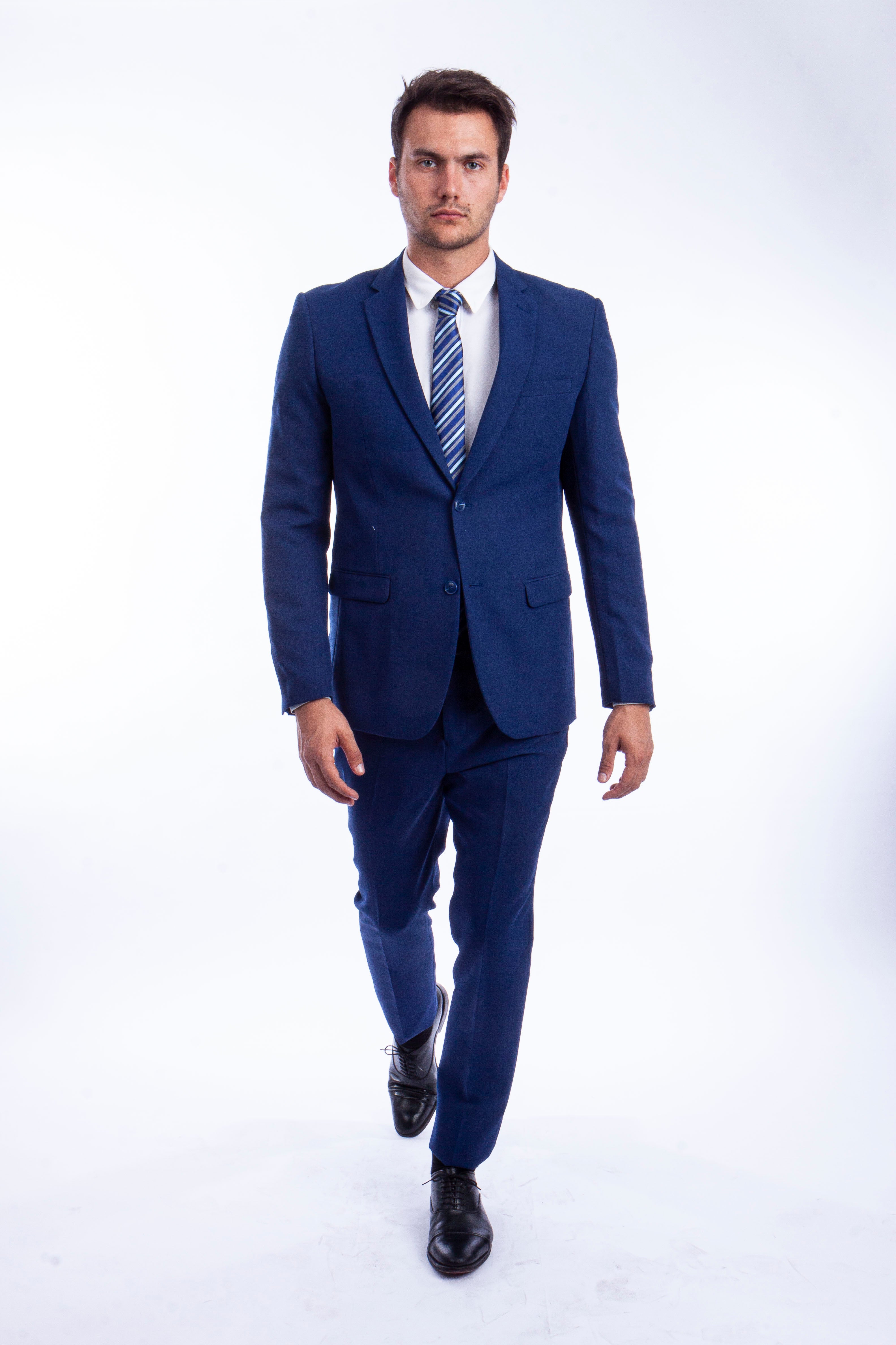 Blue Suit For Men Formal Suits For All Ocassions Blue / 36R/30W / M301H-04 Blue Suit For Men Formal Suits For All Ocassions Blue / 36R/30W / M301H-04
