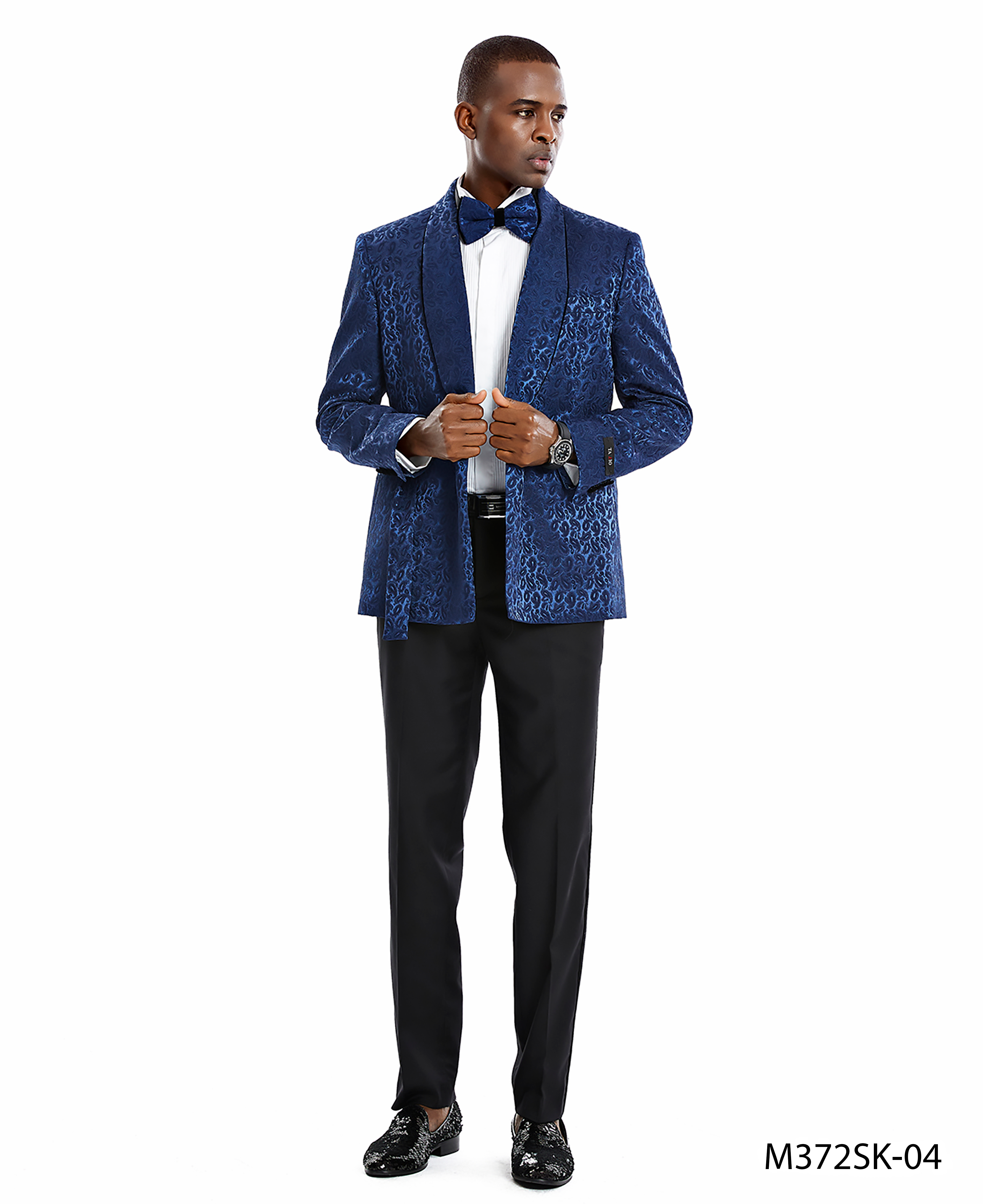 Blue / Black  Mens-suit