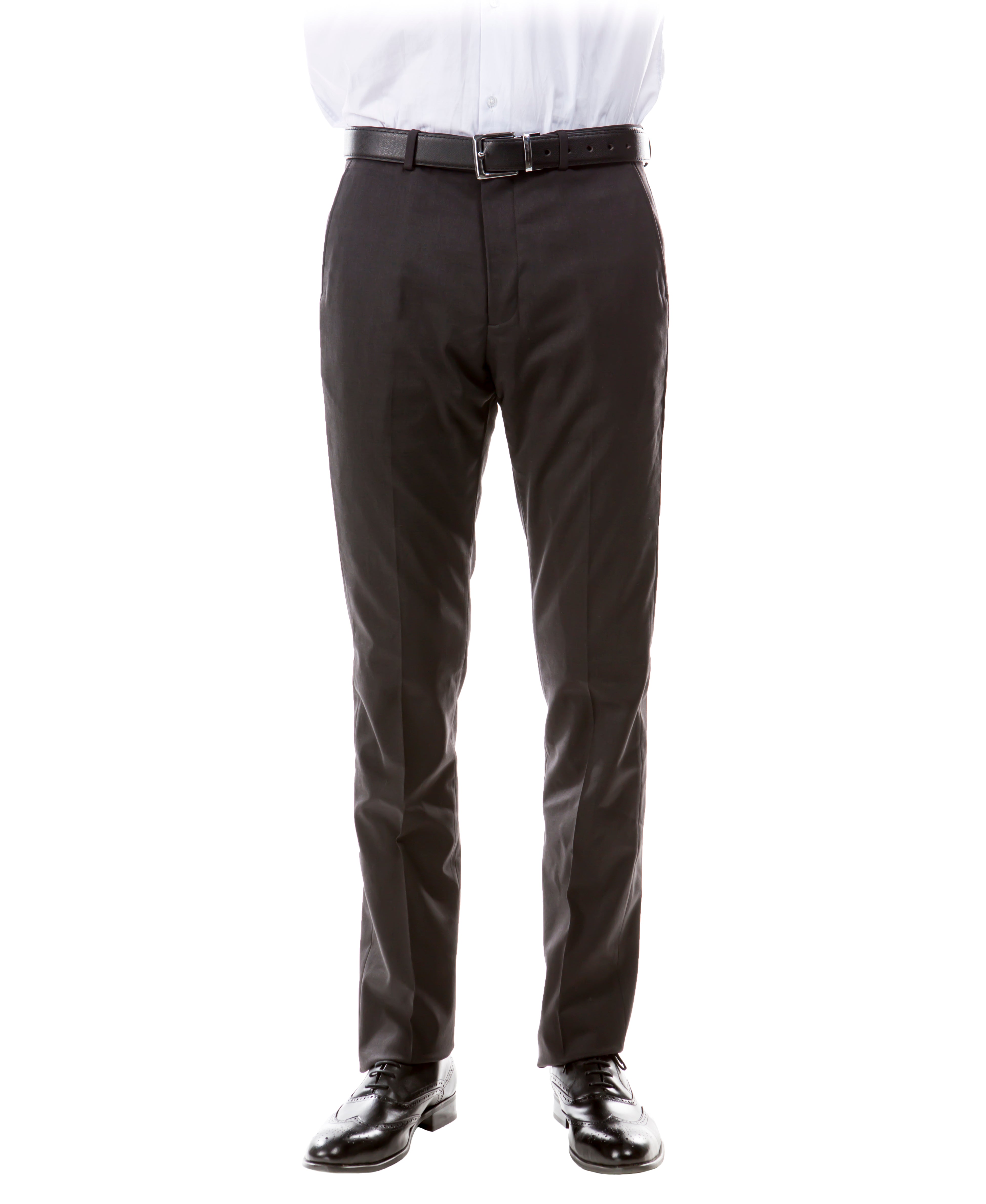 Dark Grey Zegarie Suit Separates Solid Men's Pants For Men MP346-03