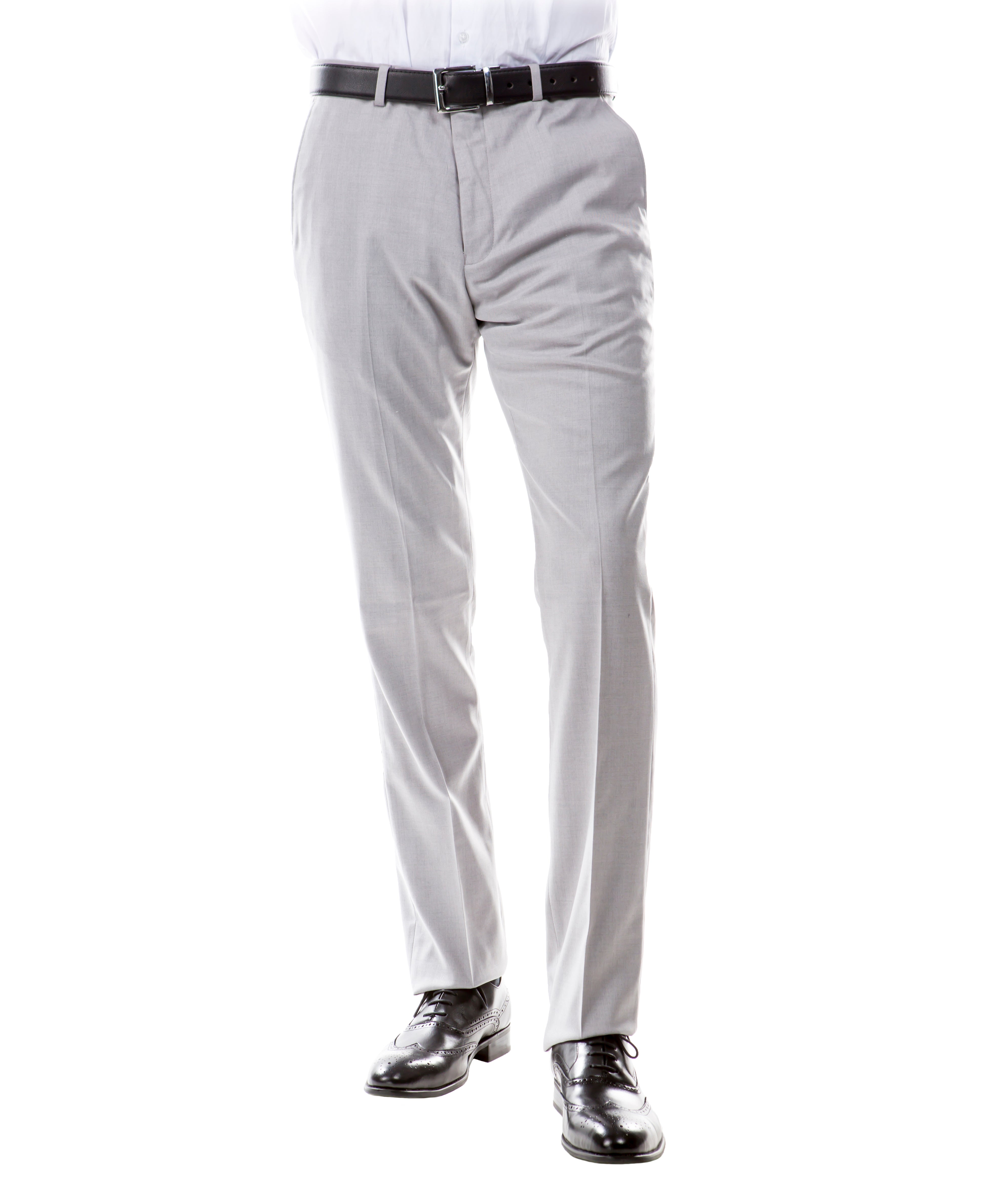 Light Grey Zegarie Suit Separates Solid Men's Pants For Men MP346-04