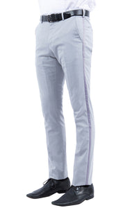 Grey Zegarie Tuxedo Dress Pants MPTZ117-04