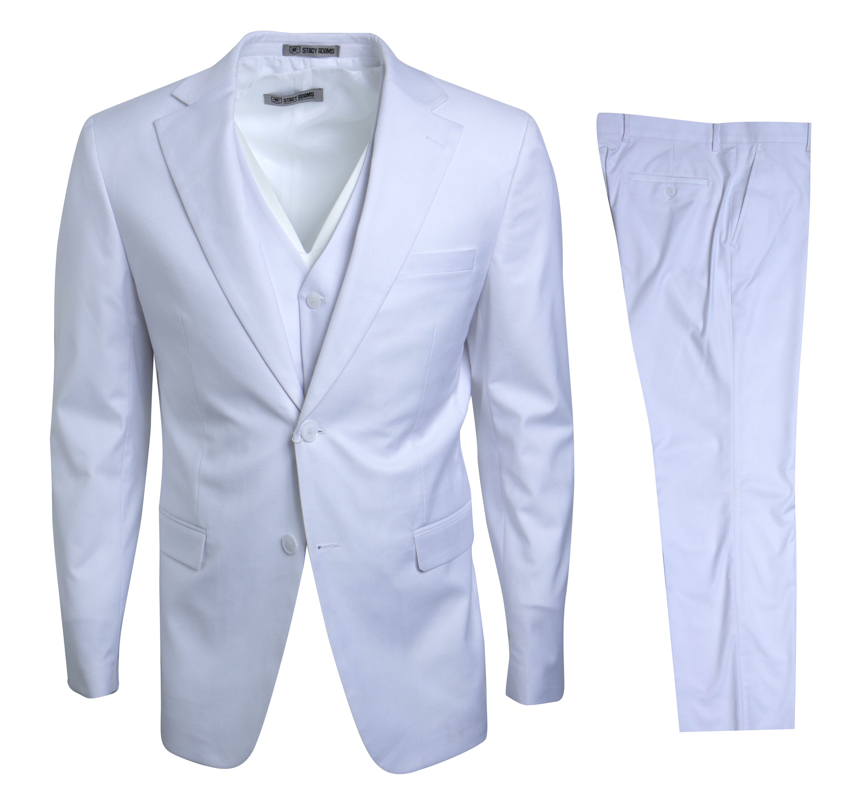 White Stacy Adams Men's Suit